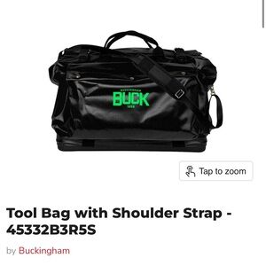 Buckingham Tool Bag with Shoulder Strap + Climber Shield #10